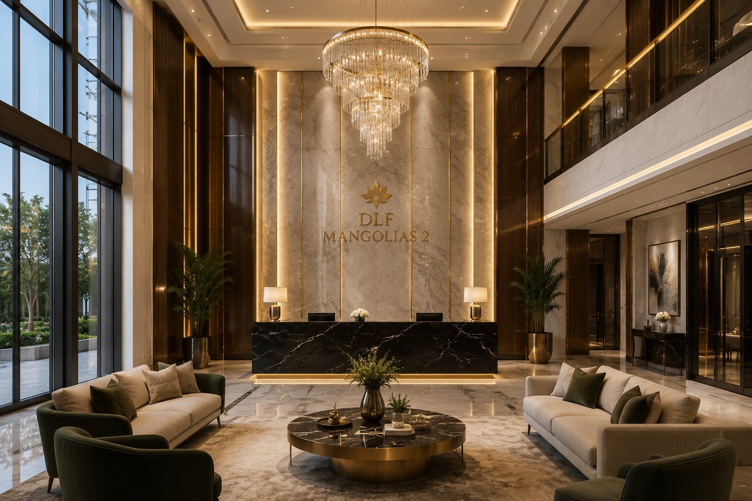 The Magnolias 2 lobby and reception